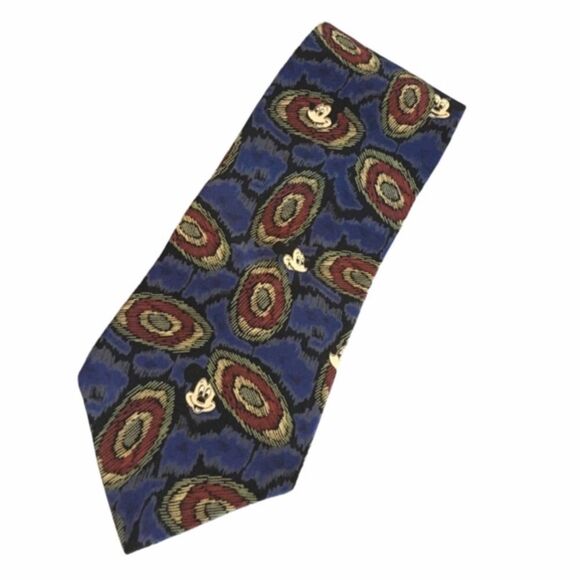 Disney Mickey Mouse Tie Blue Black - Picture 6 of 6
